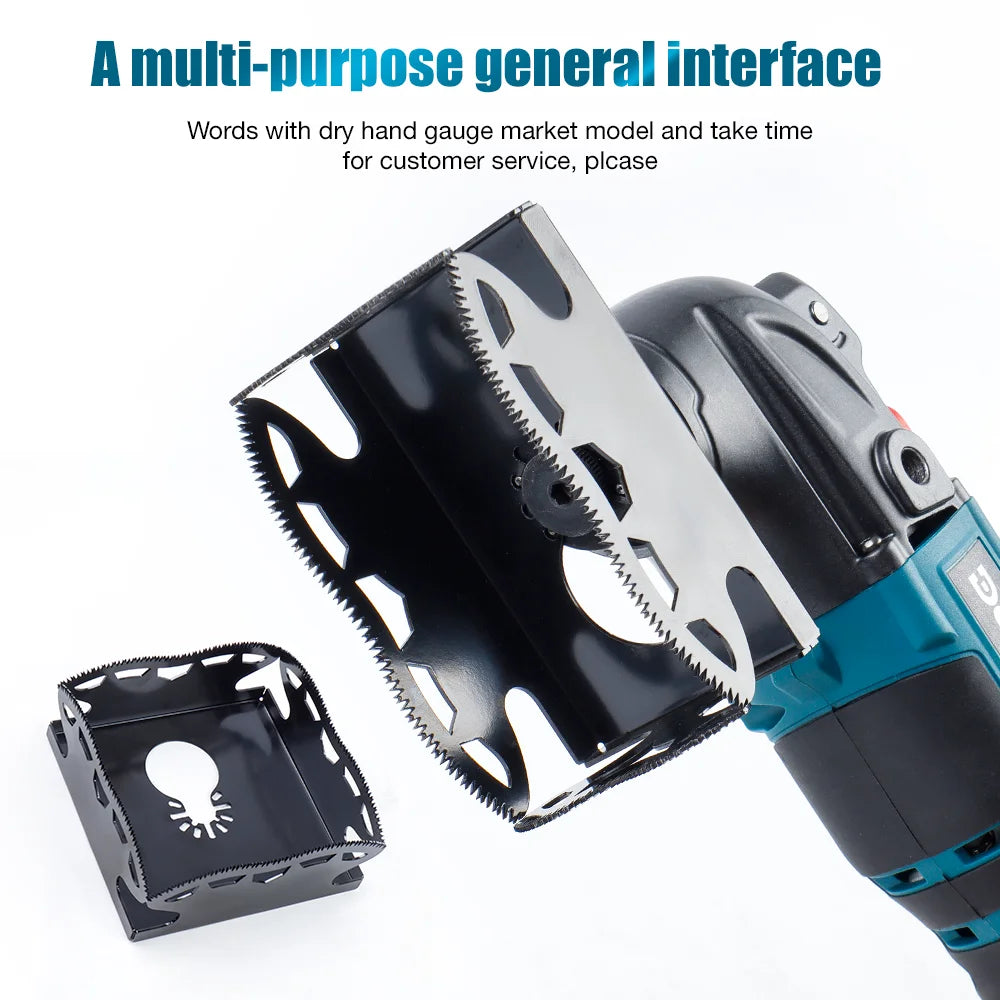 Square and Rectangle Slot Cutter - Oscillating Multi-Tool Drywall Hole Saw