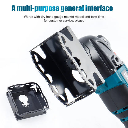 Square and Rectangle Slot Cutter - Oscillating Multi-Tool Drywall Hole Saw