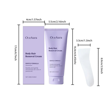Painless Hair Removal Cream - Gentle Depilatory for Smooth Skin