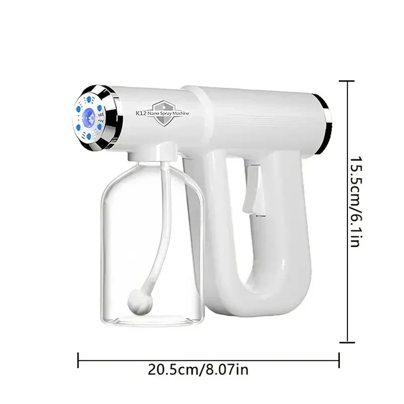 Blue Light Nano Hairspray Gun - Rechargeable 300ml Sprayer - 11