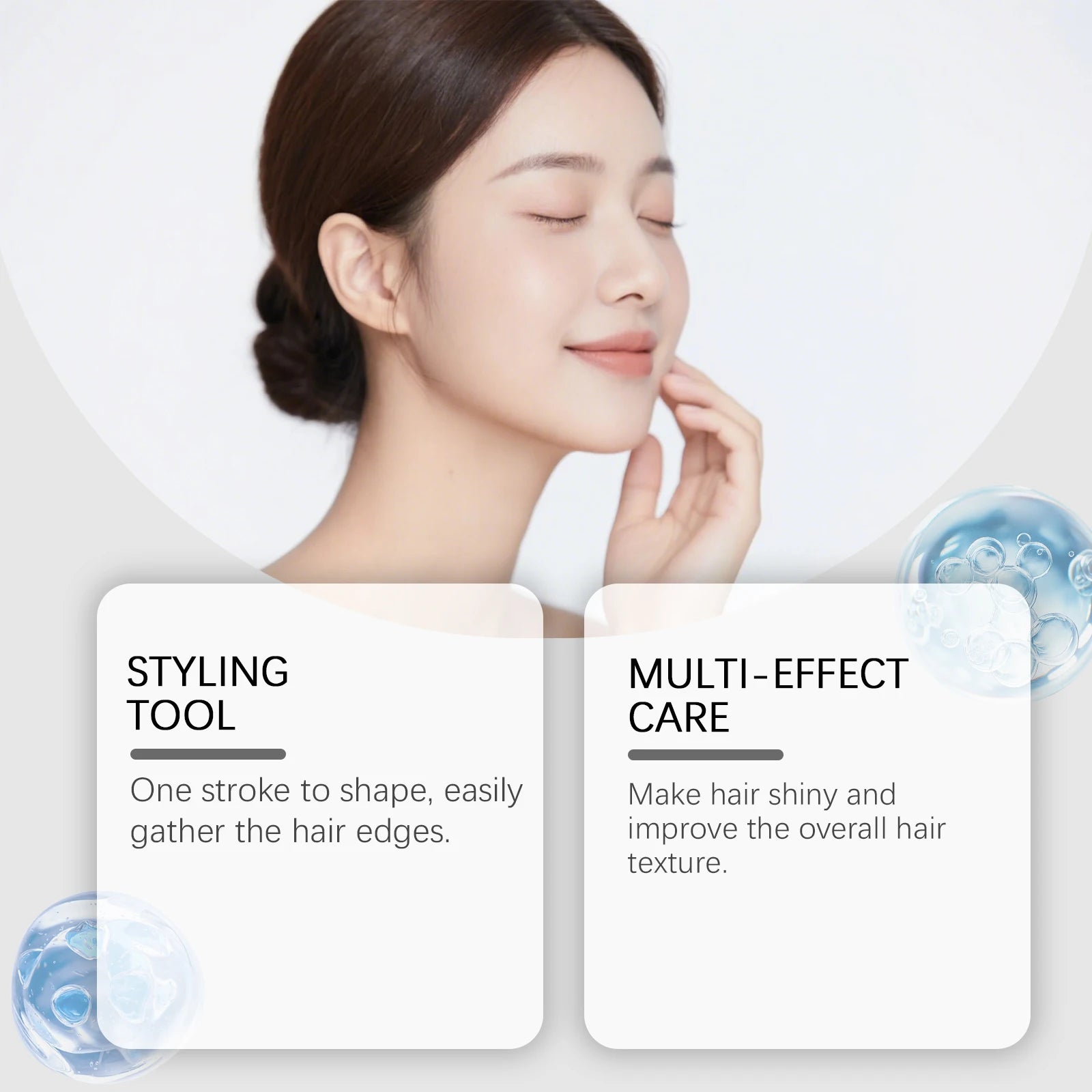 Anti-Frizz Hair Finishing Stick for Sleek Flyaway & Edge Control - 3