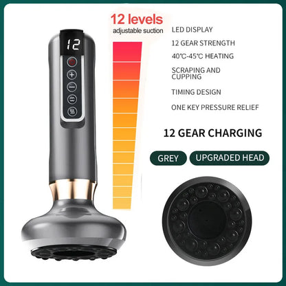 Electric Cupping Massager - Smart Vacuum Gua Sha Therapy