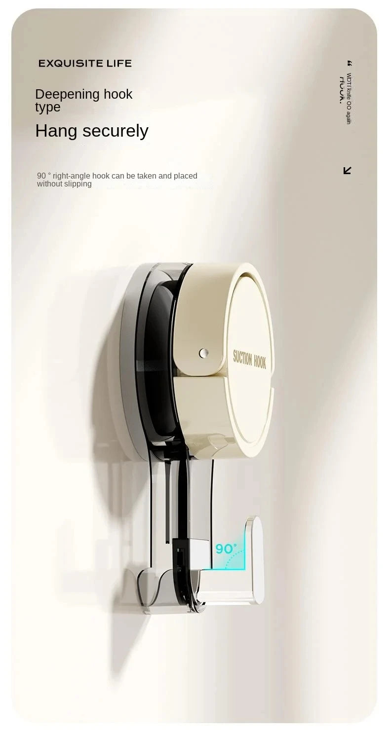 Heavy Duty Vacuum Suction Hooks | Traceless No-Drill Wall Hooks