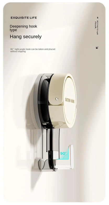 Heavy Duty Vacuum Suction Hooks | Traceless No-Drill Wall Hooks