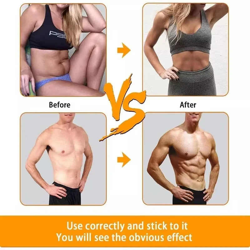Wireless EMS Muscle Stimulator - Electric Abdominal & Hip Toning Trainer