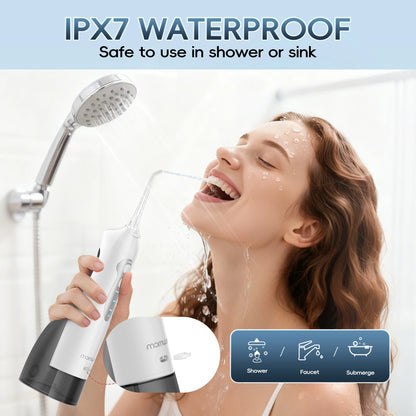 Portable Water Flosser and Electric Toothbrush Combo Set for Deep Oral Care