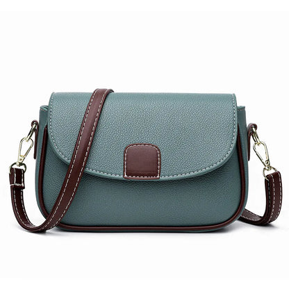 Luxury Contrast Flap Crossbody