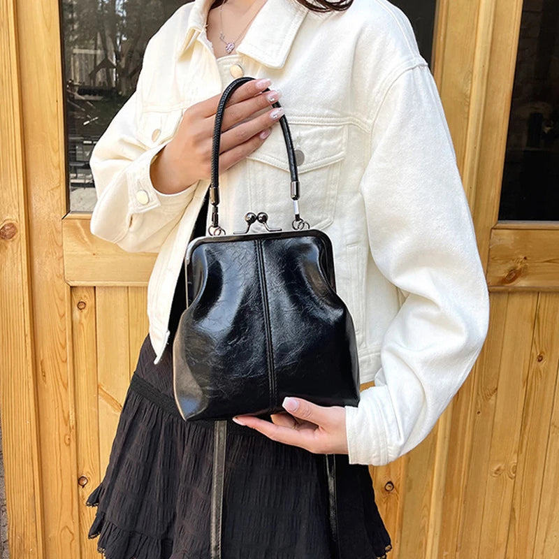 Luxury Vintage Kiss Lock Bag