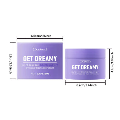 OceAura Get Dreamy Firming Body Cream - Skin Tightening & Collagen Lotion
