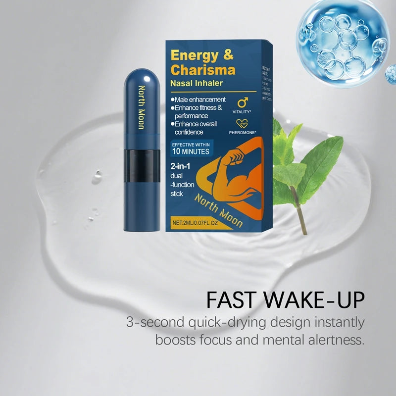 Energy & Charisma Nasal Inhaler - Male Vitality & Performance Support Stick - 7