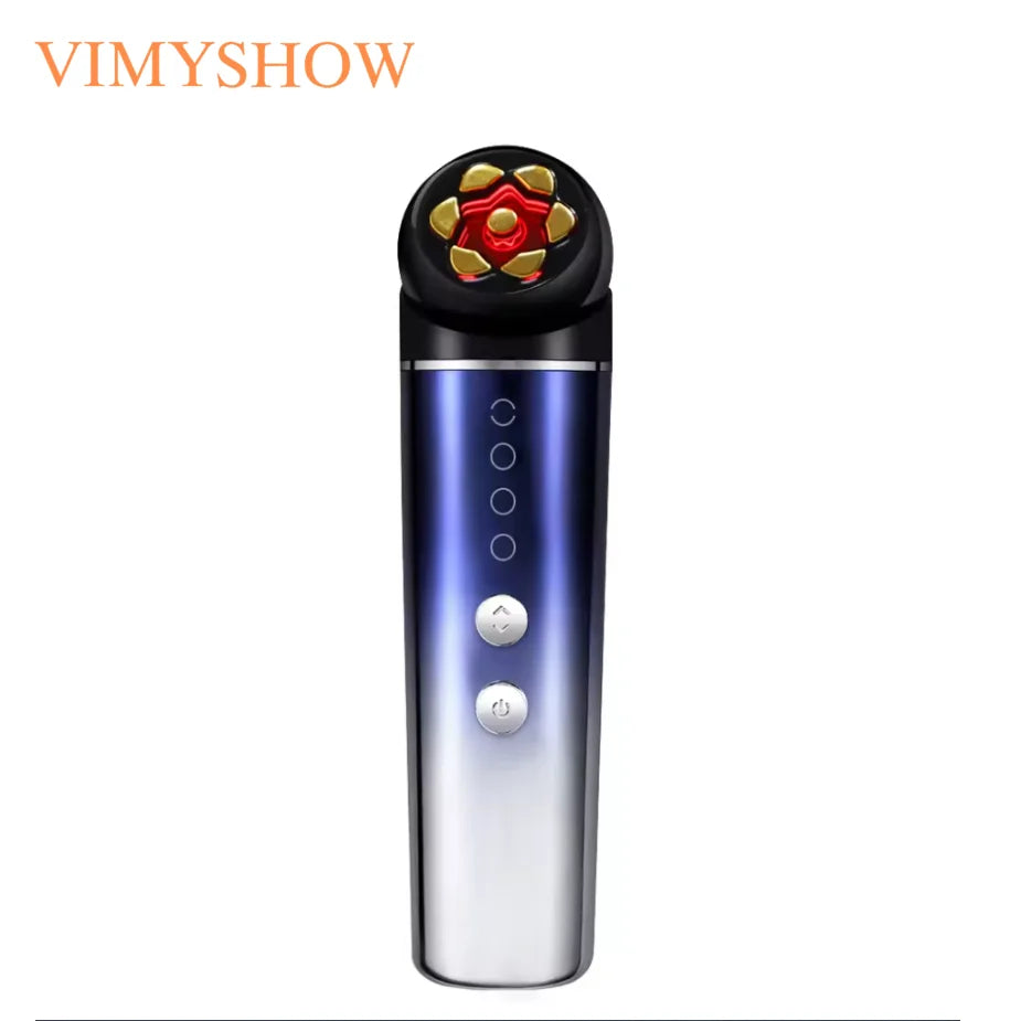 3-in-1 LED Facial Massager - Microcurrent Skin Tightening & Rejuvenation Wand - 1