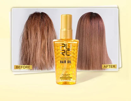 Morocco Amino Acid Hair Oil - Smoothing & Frizz Control Serum for Damaged Hair