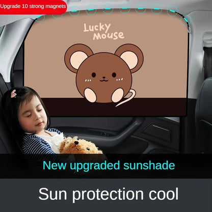 Magnetic Car Window Sunshade for Baby UV Protection