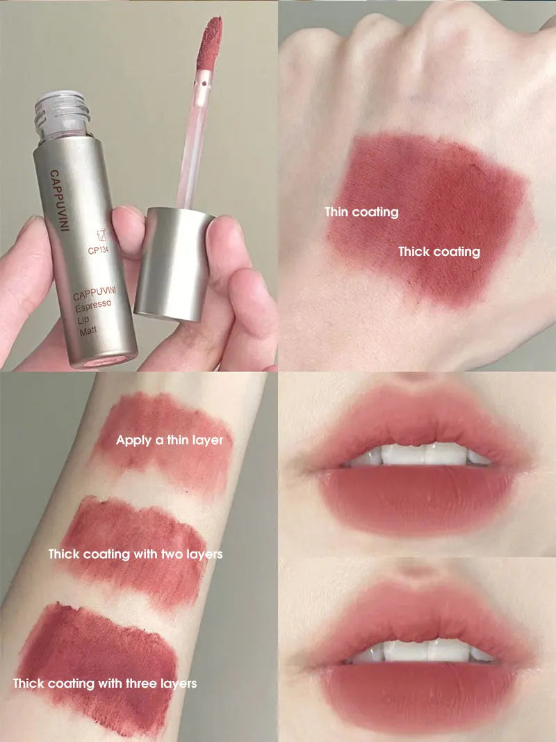 Velvet Matte Liquid Lipstick - Waterproof & Long-Lasting Smudge-Proof Lip