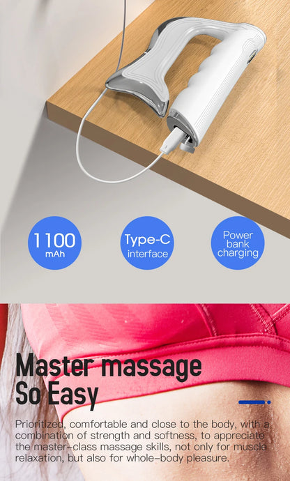 Electric Myofascial Gua Sha Massager for Deep Tissue Muscle Relief