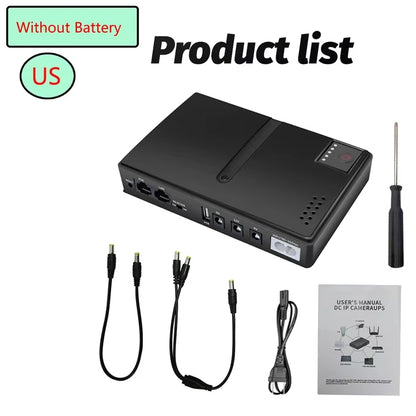 DC1018L 18W Mini UPS for WiFi Router & Modem - Backup Power Supply
