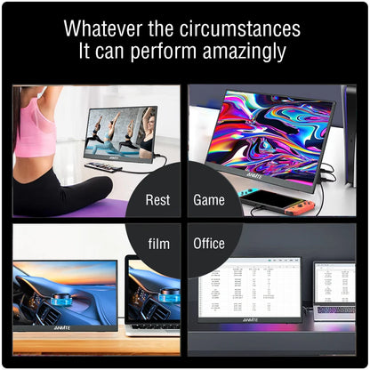 16-Inch Portable 1200P HDR Monitor - Touch/Non-Touch IPS Gaming Display