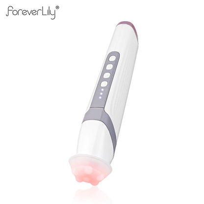 CO2 Oxygen Bubble Facial Machine - Portable LED Light Therapy Deep Cleansing Face Massager
