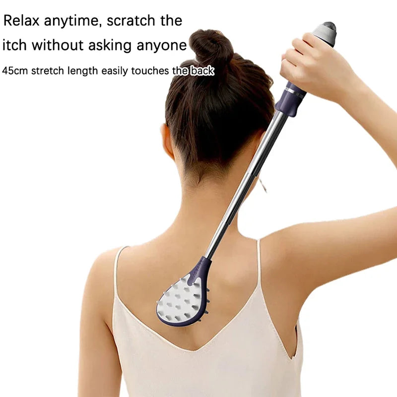 Telescopic Back Scratcher & Massage Tool - Portable Extendable Itch Relief - 2