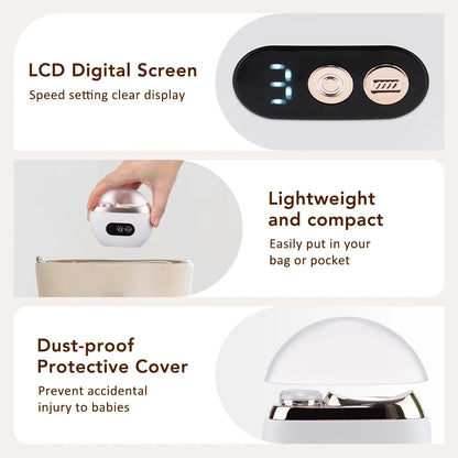 Electric Automatic Nail Clipper and Trimmer with LED Display