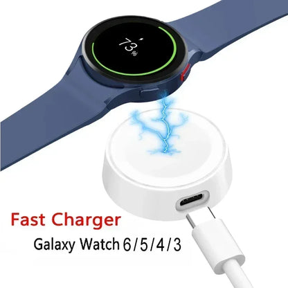 Portable Wireless Charger for Samsung Galaxy Watch 7 6 5 4 Pro & Active