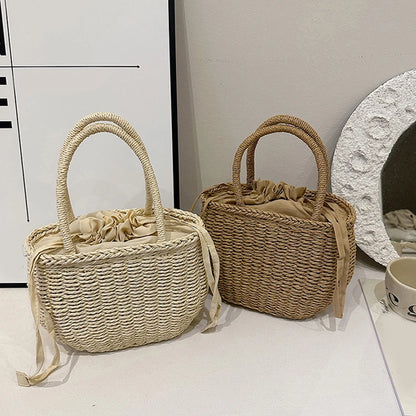 Luxury Handmade Straw Tote