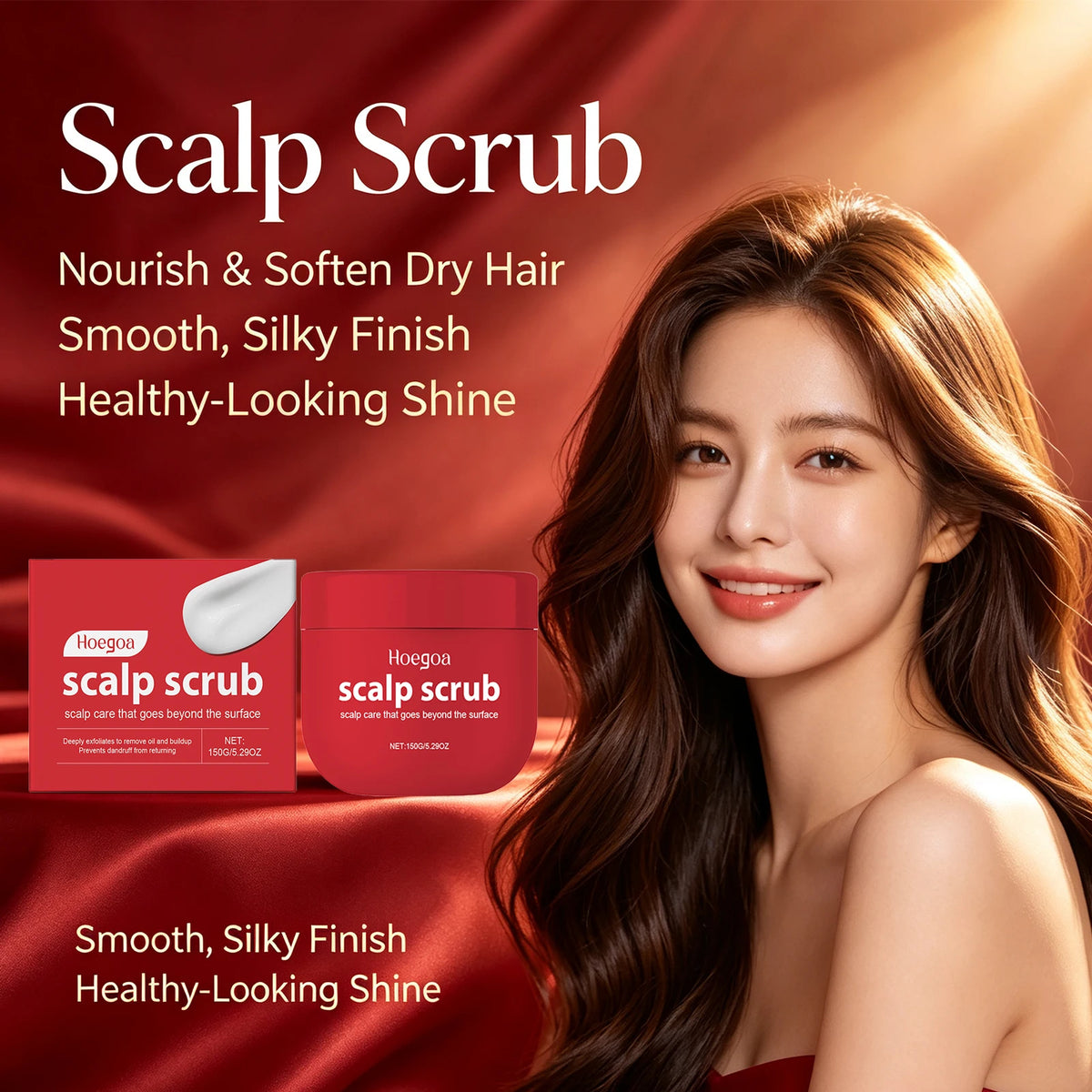 Deep Cleansing Scalp Scrub Exfoliator for Dandruff Relief and Oil Control