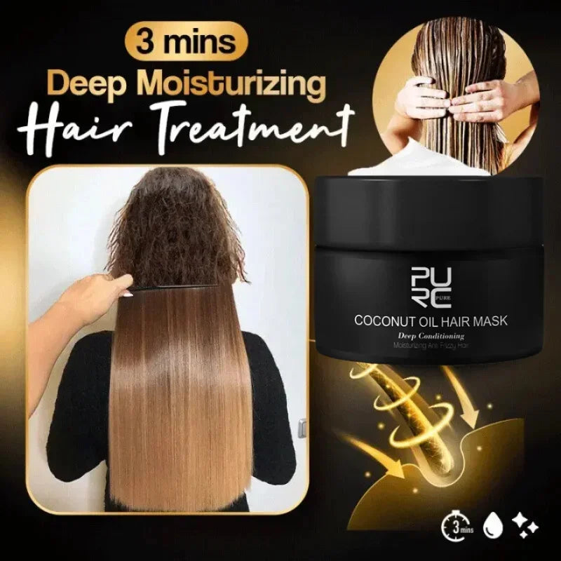 Keratin Collagen Deep Repair Hair Mask - Smooth, Shiny & Frizzy Hair Treatment