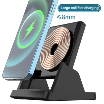 15W Fast Wireless Charging Stand - Vertical & Horizontal Phone Charger