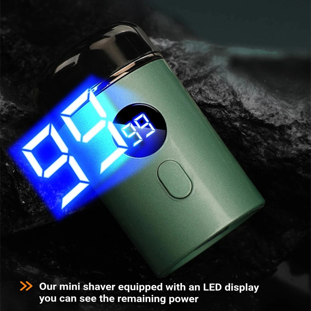 Portable Mini Electric Shaver - Rechargeable Wet/Dry Razor - 5
