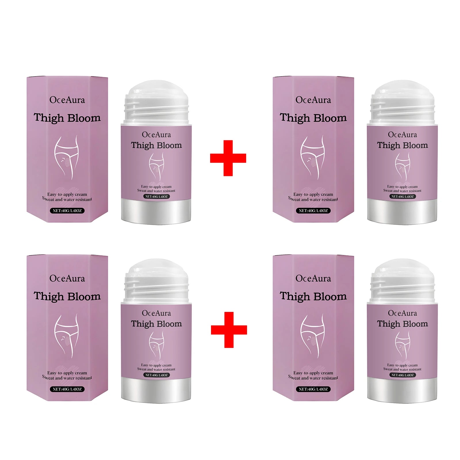 Anti-Chafe Thigh Balm Stick - Waterproof Skin Friction Prevention & Soothing Cream - 16