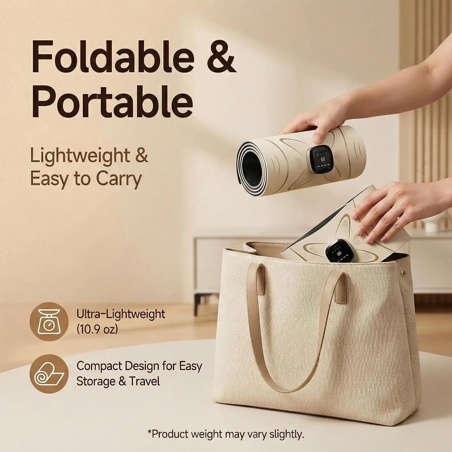 Electric Pulse Waist & Abdominal Massager with Heat & Toning Support - 5