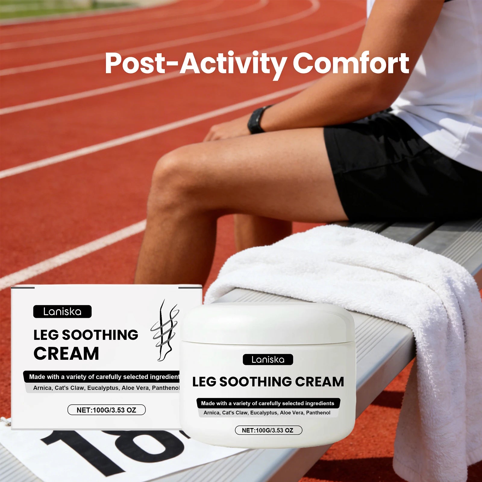 Leg Soothing Muscle Relaxation Massage Cream - Hydrating Relief for Tired Legs - 4