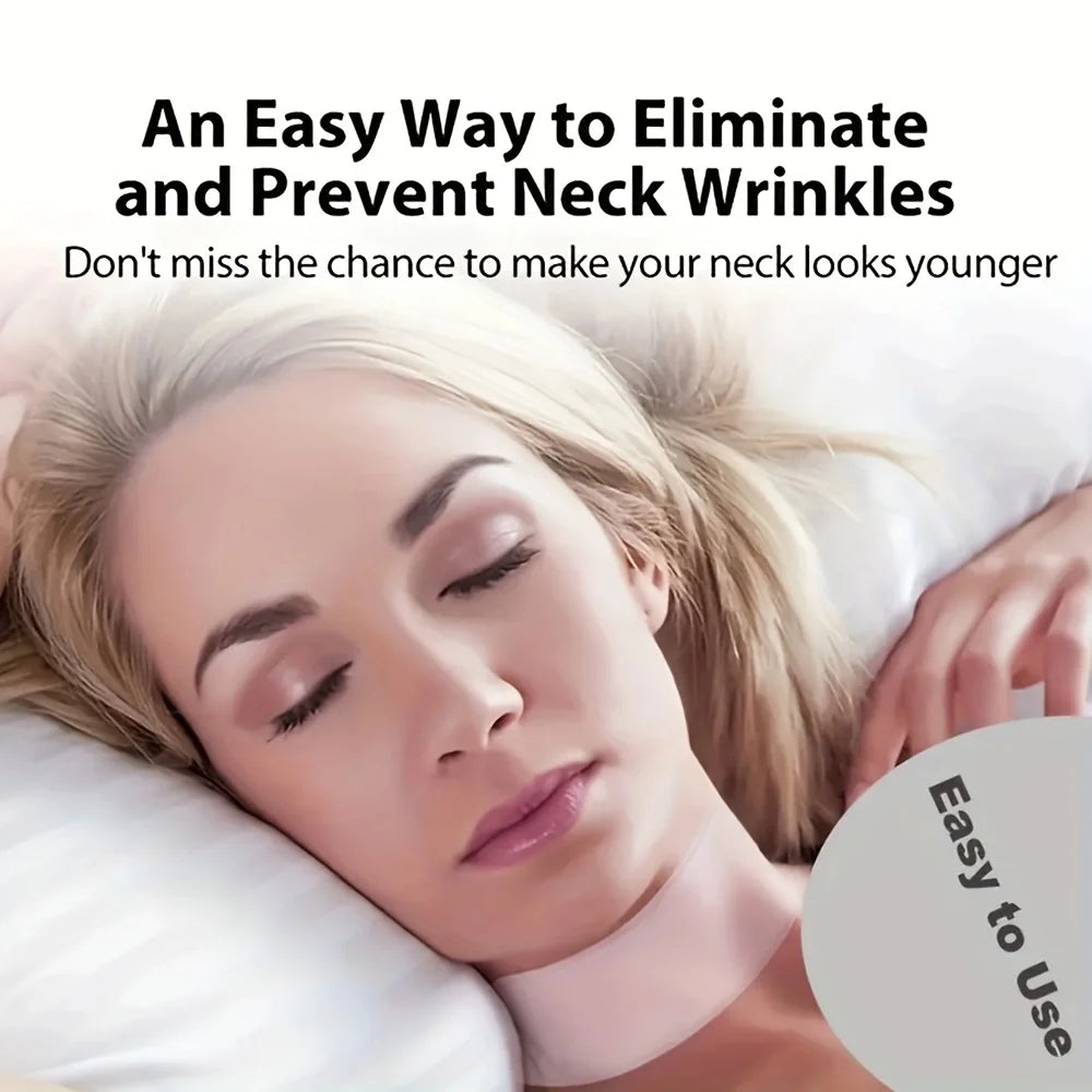 Anti-Wrinkle Silicone Chest Pad - Reusable Smoothing Skin Care Patch - 8