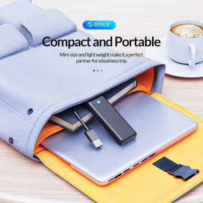 4-Port USB 3.0 Type-C Hub - Ultra-Slim High-Speed Data Expansion Adapter