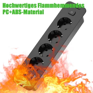 Retractable Desktop Power Strip with 4/6 AC Outlets, USB-C & PD 20W Fast Charge