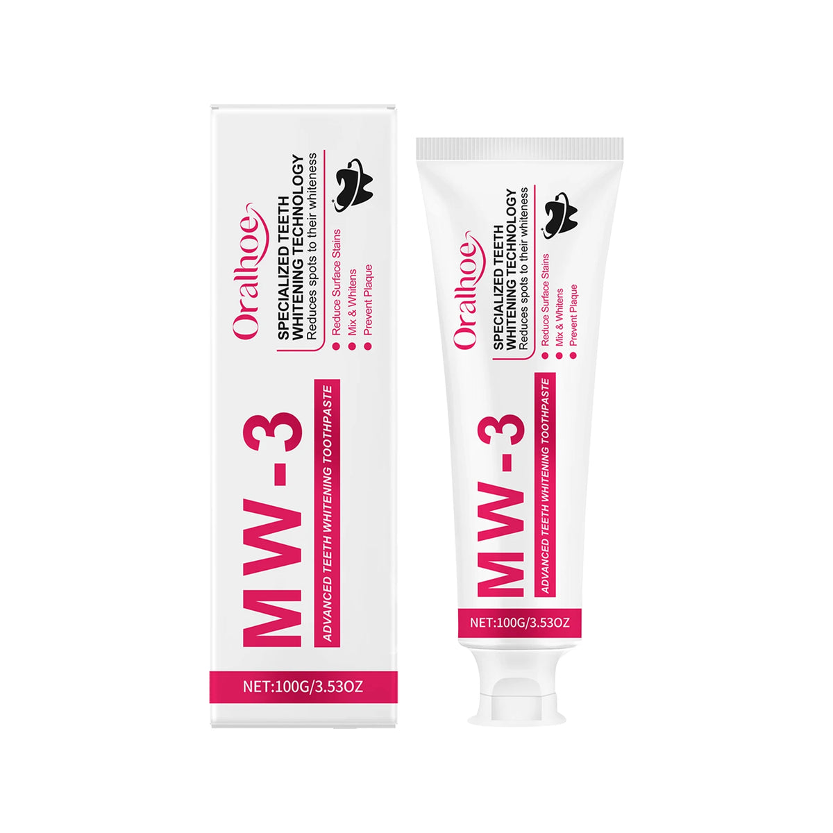 Professional Teeth Whitening Toothpaste for Stain Removal and Fresh Breath