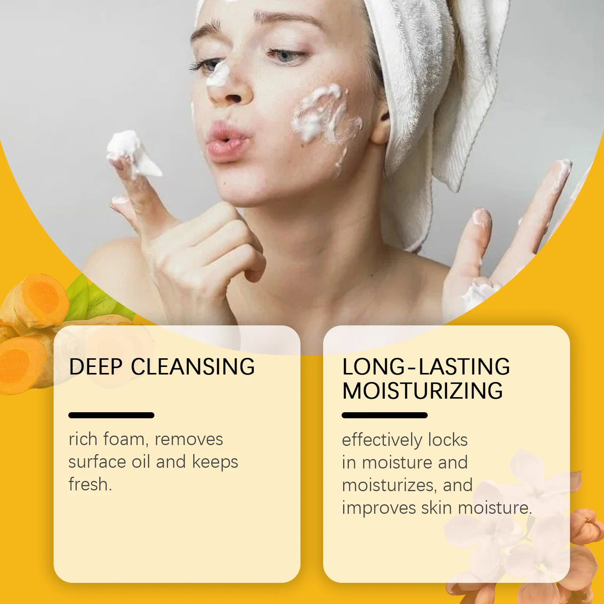 Turmeric & Clove Antioxidant Brightening Soap Bar for Face & Body