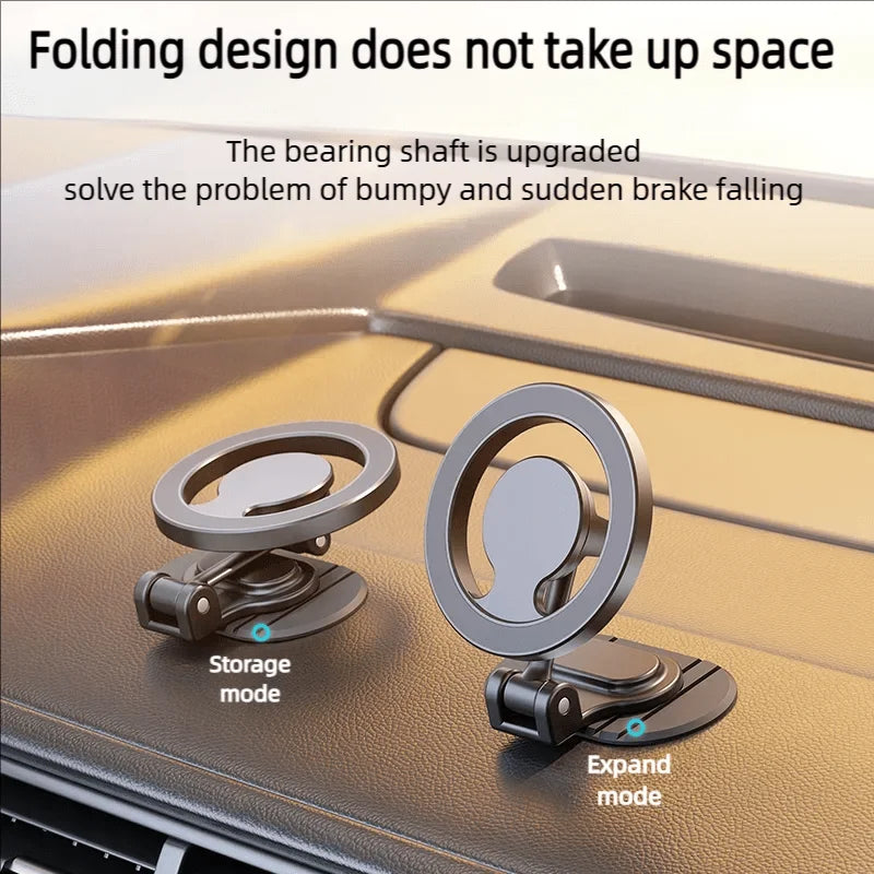 1040° Rotation Magnetic Car Phone Mount for iPhone 16 15 14 13 12 & Android - 3