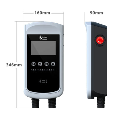 Smart EV Wallbox Charger - Type 1 Adjustable 32A-50A Station with Wi-Fi App
