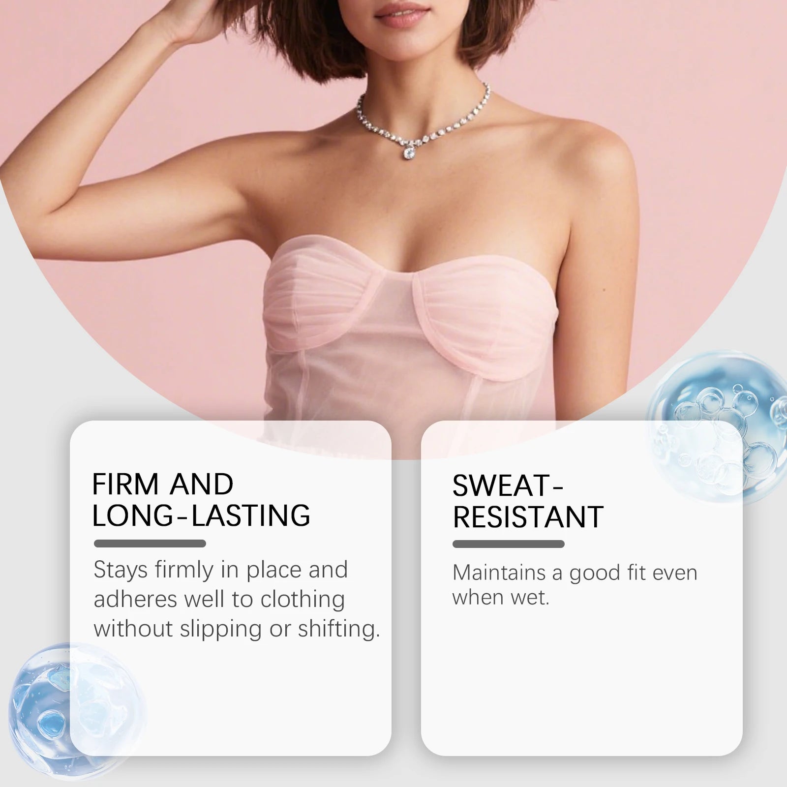 Fashion Body Adhesive for Clothing - Sweatproof & Invisible Secure Fabric Glue - 8