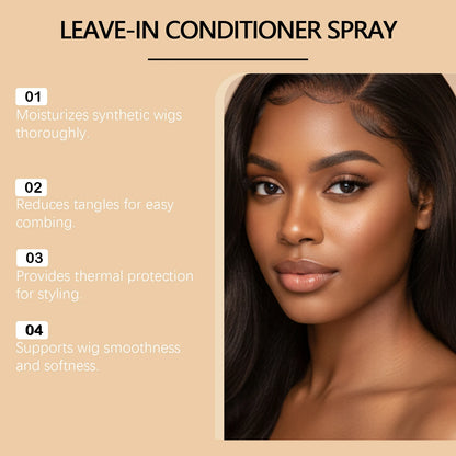 3-in-1 Rose Wig Conditioning & Detangling Spray for Silky Smooth Hair