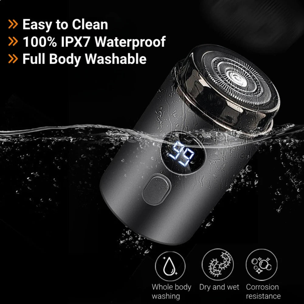 Portable Mini Electric Shaver - Rechargeable Wet/Dry Razor