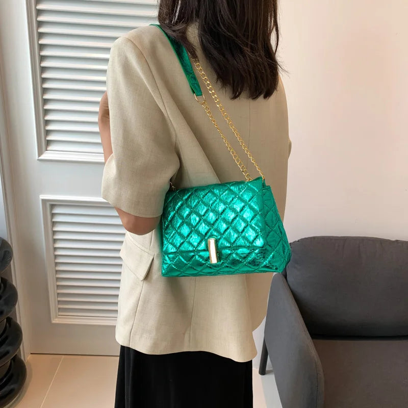 Luxury Sparkly Y2K Shoulder Bag