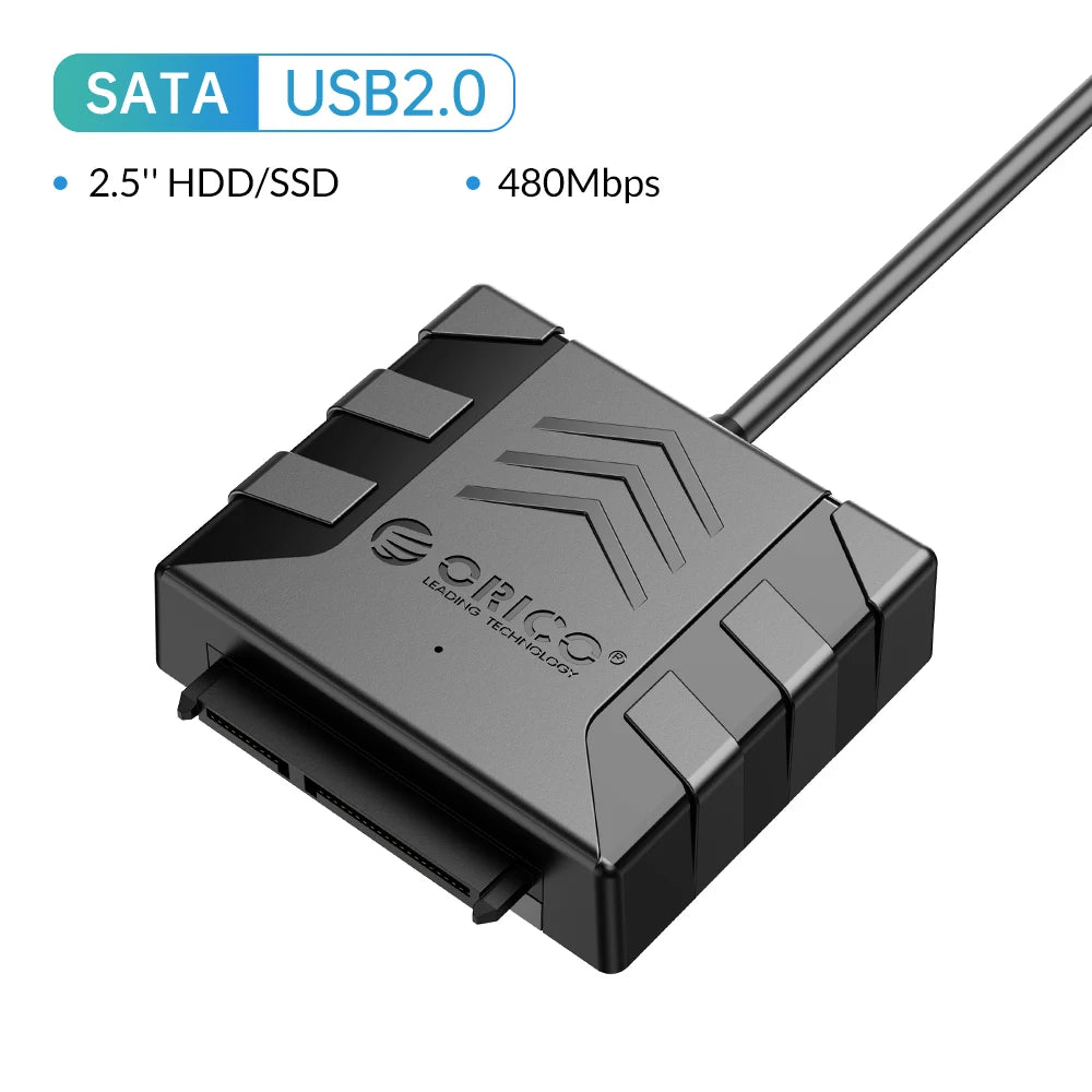 USB 3.0 to SATA Adapter Cable for 2.5/3.5" HDD/SSD - 5Gbps Fast Data Transfer - 27