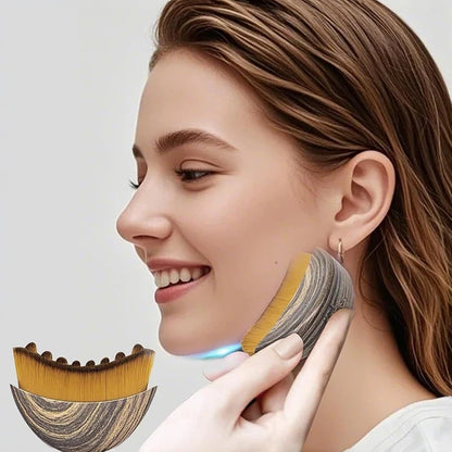 Lymphatic Drainage Face Massage Brush for Facial Contouring & Depuffing