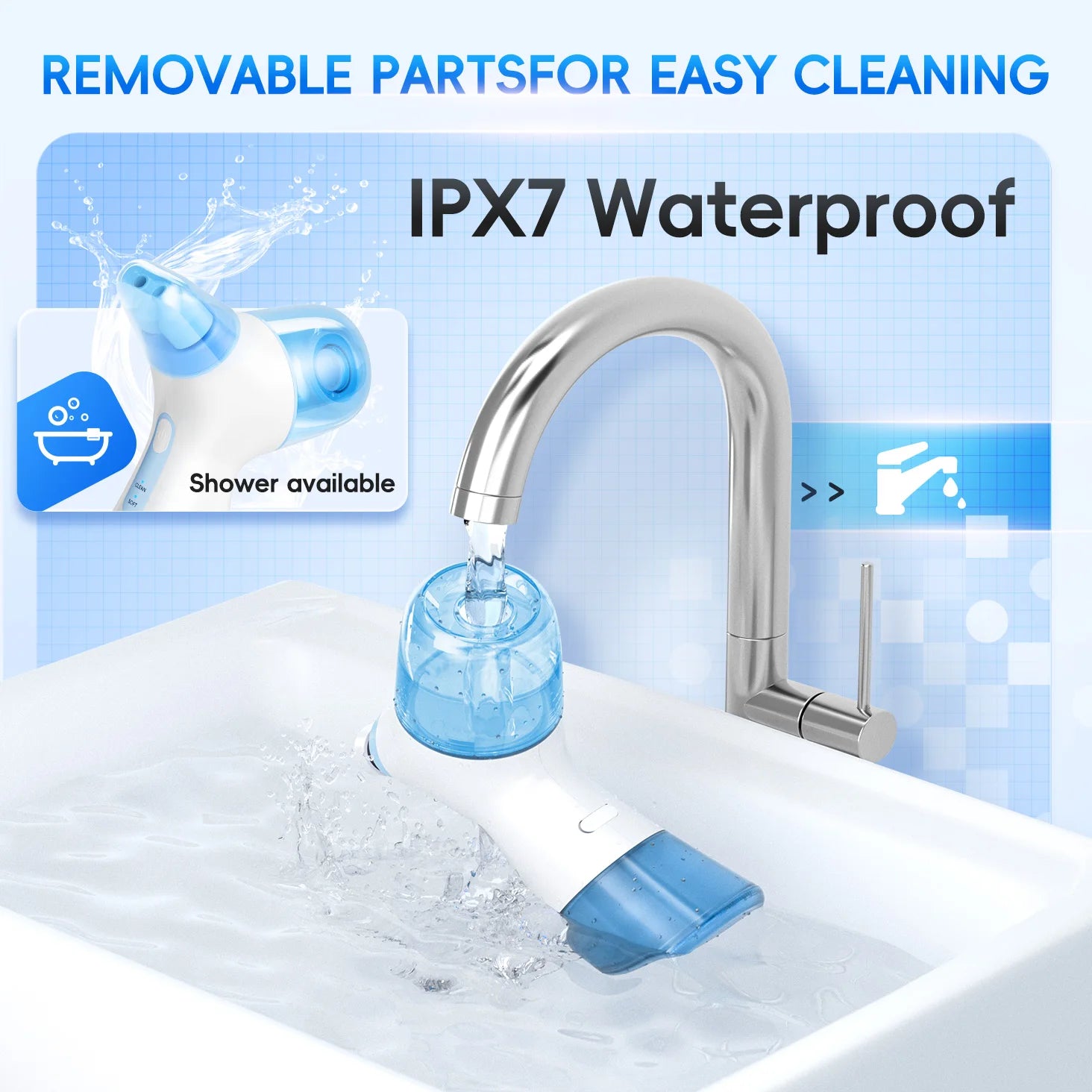 Electric Nasal Irrigation System - Automatic Sinus Rinse & Nose Cleaner - 14