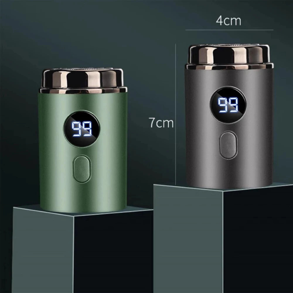 Portable Mini Electric Shaver - Rechargeable Wet/Dry Razor - 7