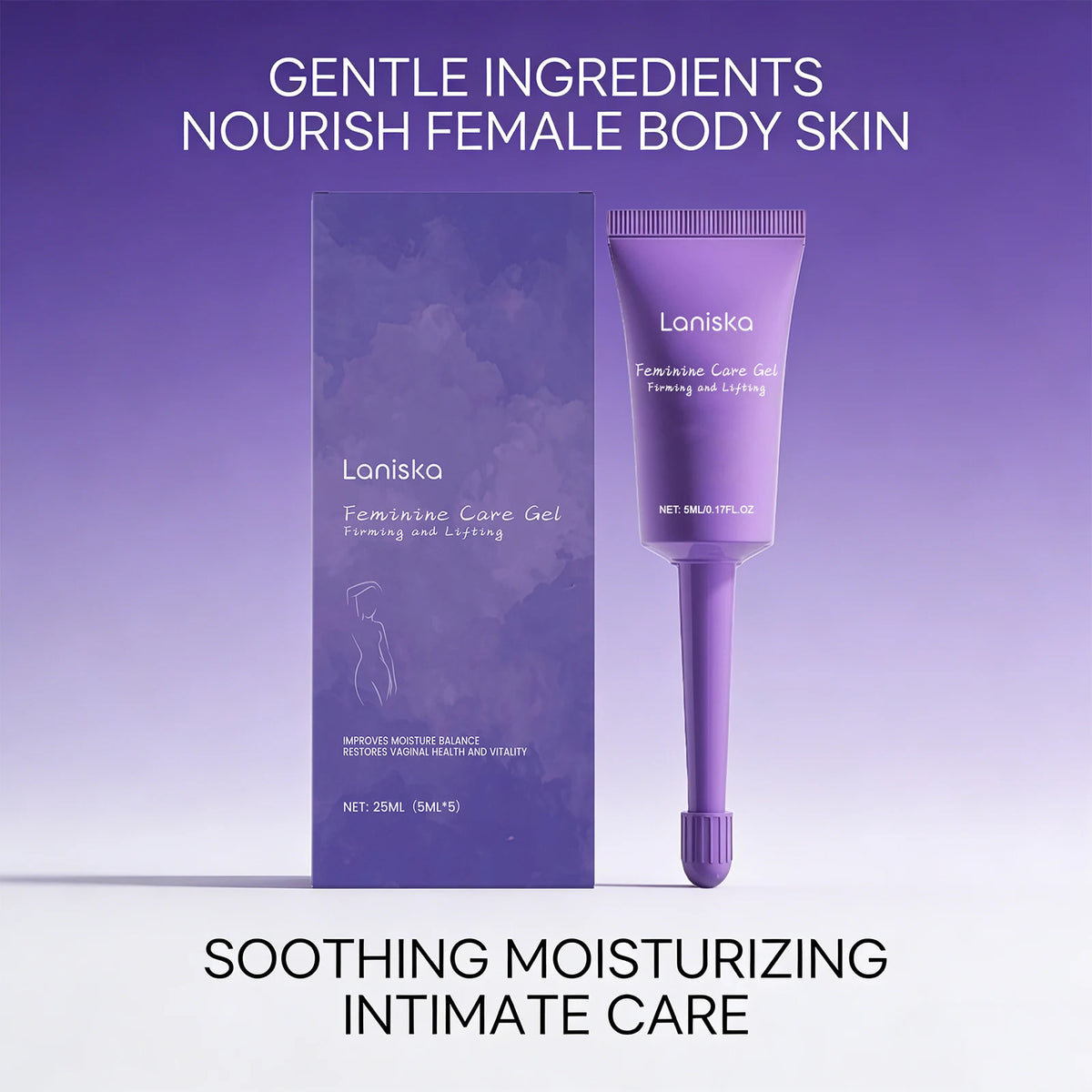 Feminine Intimate Care Gel - Natural Moisturizing & Refreshing Personal Hygiene