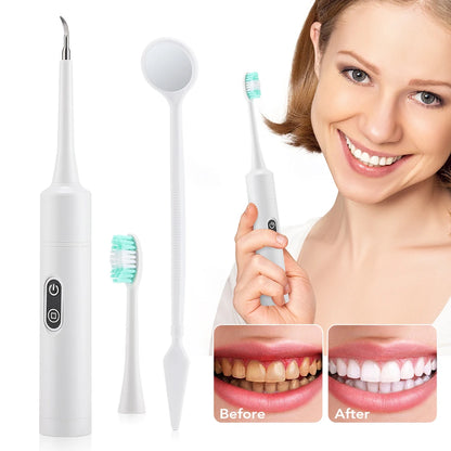 Electric Sonic Dental Calculus & Plaque Remover for Home Teeth Whitening